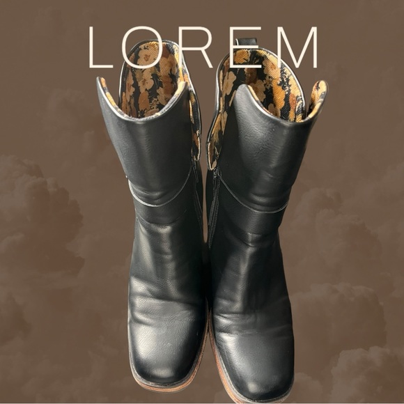 Women's KORKS, Marci II Boot KR0014009 MARCI II Black Faux Leather Synthetic 8.5 - Picture 4 of 8